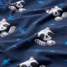 Jersey coton Raton laveur et étoiles | Glitzerpüppi – bleu nuit/argent,  thumbnail number 2