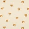 GOTS Jersey coton Ourson | Poppy Fabrics – écru/marron clair,  thumbnail number 1