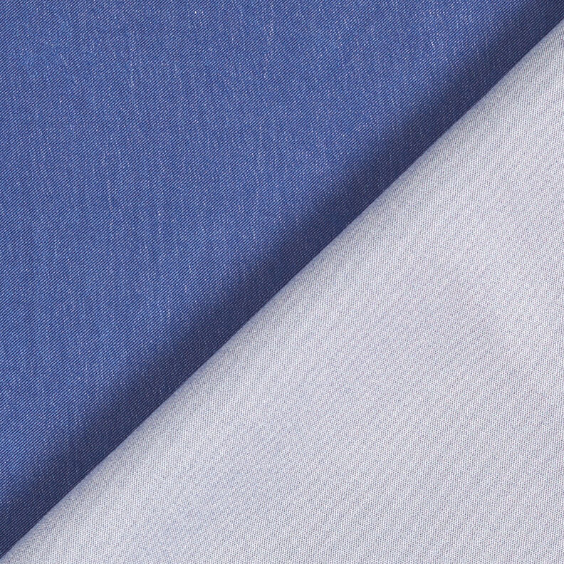 Viscose chambray uni – bleu jean,  image number 4