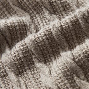 Tricot Cloqué Torsades – argent, 