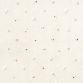 Polaire douillet Petites fleurs – beige clair/saumon, 