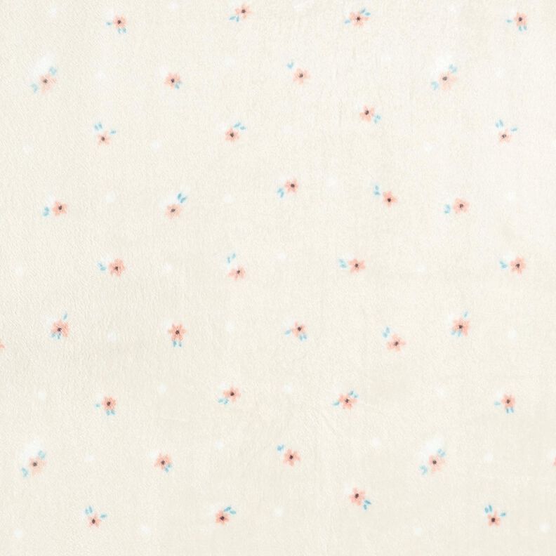 Polaire douillet Petites fleurs – beige clair/saumon,  image number 1
