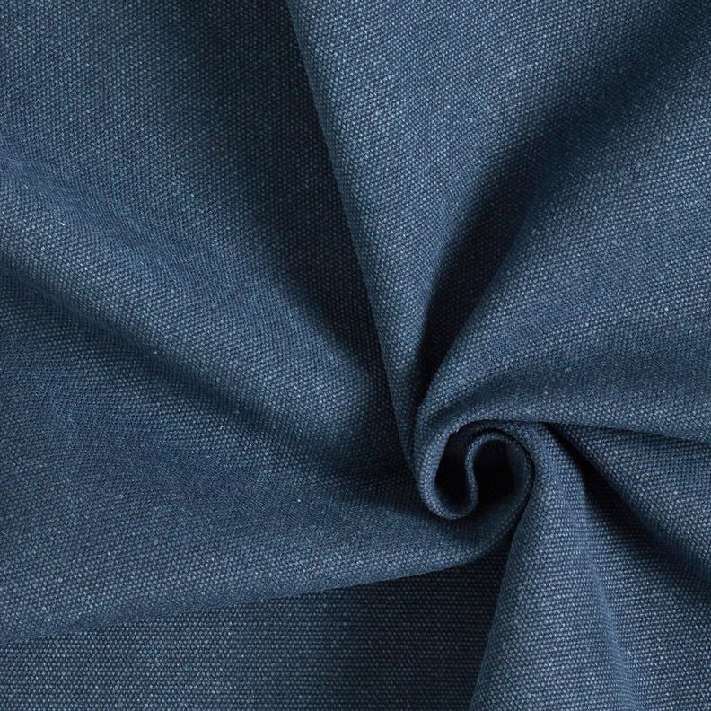 Tissu de décoration Canvas ciré – bleu marine,  image number 1