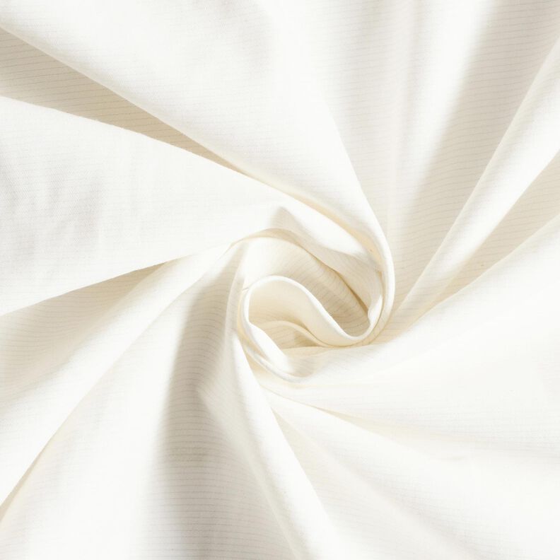 Tissu pour chemise à fines rayures ombrées – blanc,  image number 1