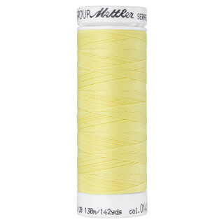 Fil à coudre Seraflex pour coutures élastiques (0141) | 130 m | Mettler – jaune clair, 