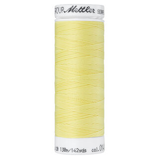 Fil à coudre Seraflex pour coutures élastiques (0141) | 130 m | Mettler – jaune clair, 