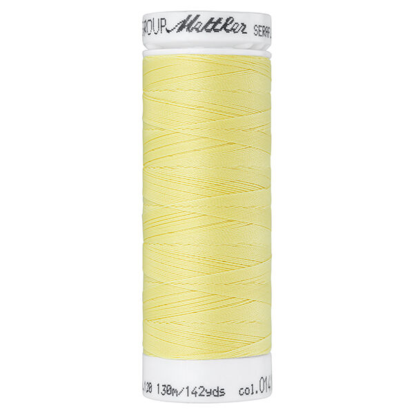 Fil à coudre Seraflex pour coutures élastiques (0141) | 130 m | Mettler – jaune clair,  image number 1