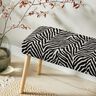 Tissu de décoration Jacquard Zèbre – ivoire/noir,  thumbnail number 6