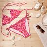 Tissus pour maillot de bain Boucles abstraites – rose intense/orange,  thumbnail number 6