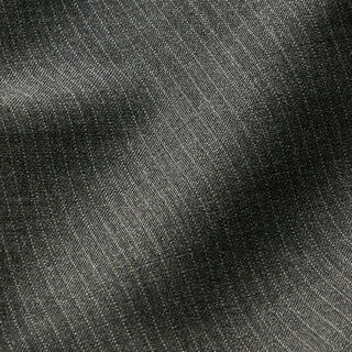 Tissu stretch en laine vierge mélangée Fines rayures – anthracite, 