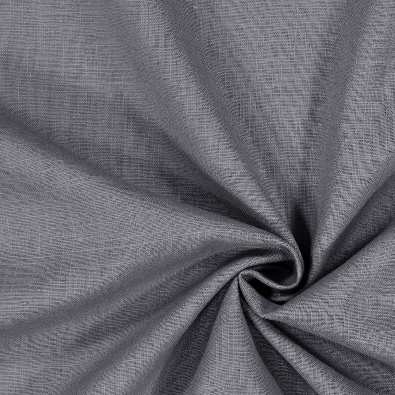 Tissu de lin en ramie mélangée medium – gris, image number 1