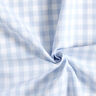 Tissu en coton Vichy à carreaux 1 cm – jean bleu clair/blanc,  thumbnail number 3