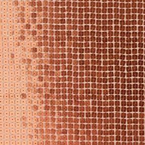 Tissu pailleté Carrés – bronze, 