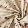 Tissu de décoration Semi-panama Modèles – nature/carmin,  thumbnail number 3