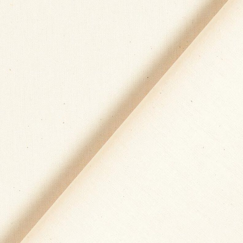 Popeline coton Uni – crème,  image number 5
