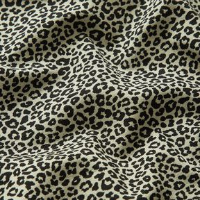 Jersey coton Mini imprimé léopard – greige/noir, 