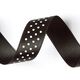 Bande de satin Points - noir / blanc,  thumbnail number 2