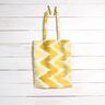 Coton enduit imprimé ikat – jaune/blanc,  thumbnail number 7