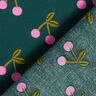 Coton enduit jolies cerises – vert foncé,  thumbnail number 4
