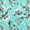 Tissu d’extérieur Canvas Fleurs de cerisier – bleu aqua,  thumbnail number 1