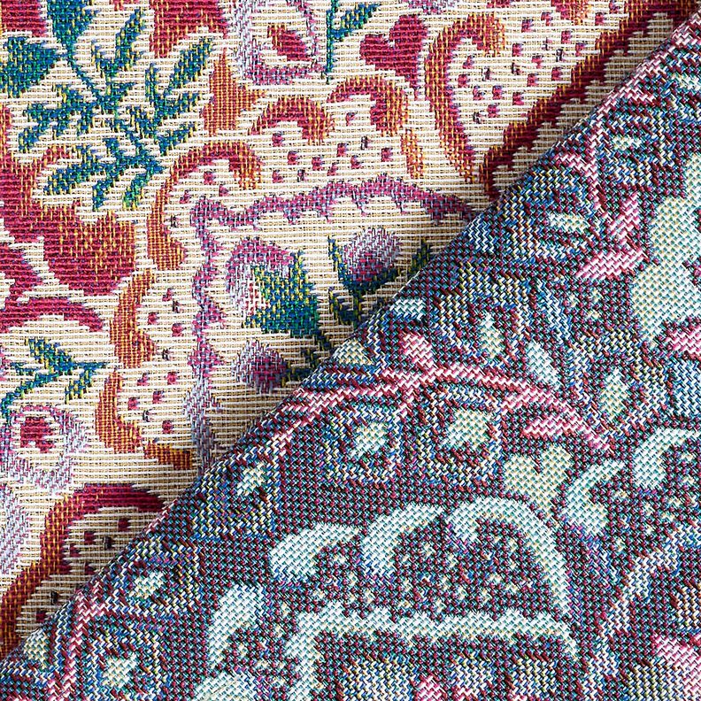 panneau décoratif Gobelin grand mandala – violet pastel/beige clair,  image number 4