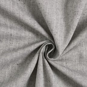 Tissu de décoration Semi-panama Structure légère – noir/beige clair, 