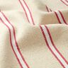 Tissu coton rustique – carmin/nature,  thumbnail number 2