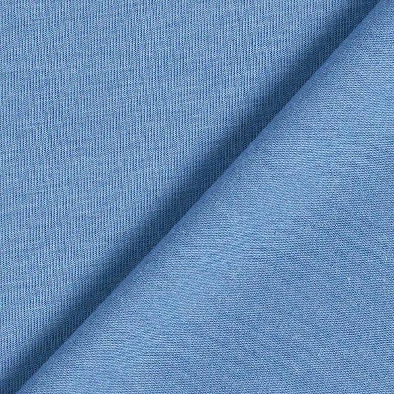 Bambou Jersey viscose Uni – bleu acier,  image number 5