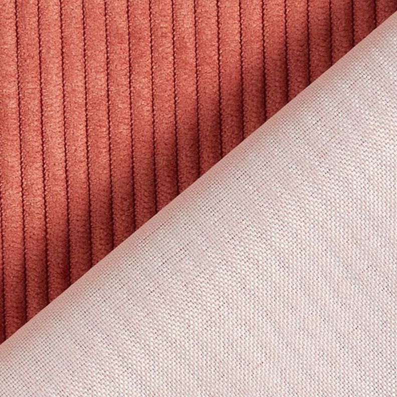 Tissu de revêtement aspect côtelé Fjord – rouge,  image number 3