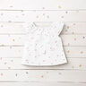 Tissu double gaze de coton Cœurs parsemés – blanc/or rose,  thumbnail number 5