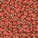Popeline coton Fleurs d'été | Poppy Fabrics – homard/bronze, 