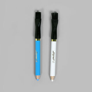 Crayons craie – turquoise/blanc | YKK, 