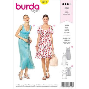 Robe, Burda 6312 | 32 - 44, 