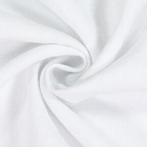 Tissu de Ramie–Mix stonewashed, qualité lourde – blanc, 