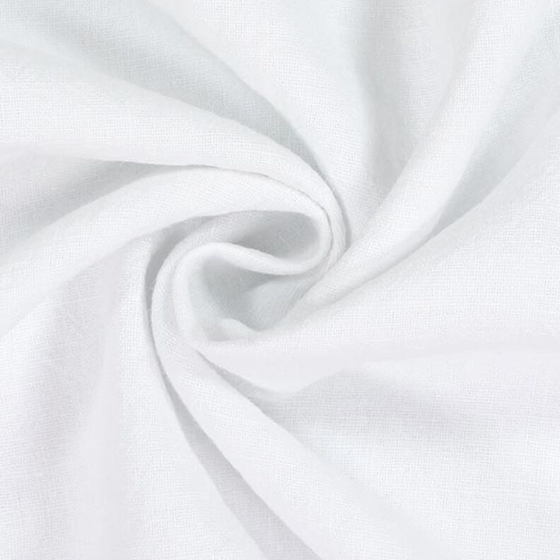 Tissu de Ramie–Mix stonewashed, qualité lourde – blanc,  image number 2