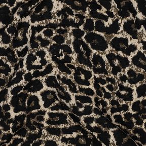 Jacquard Motif léopard – nature/noir, 