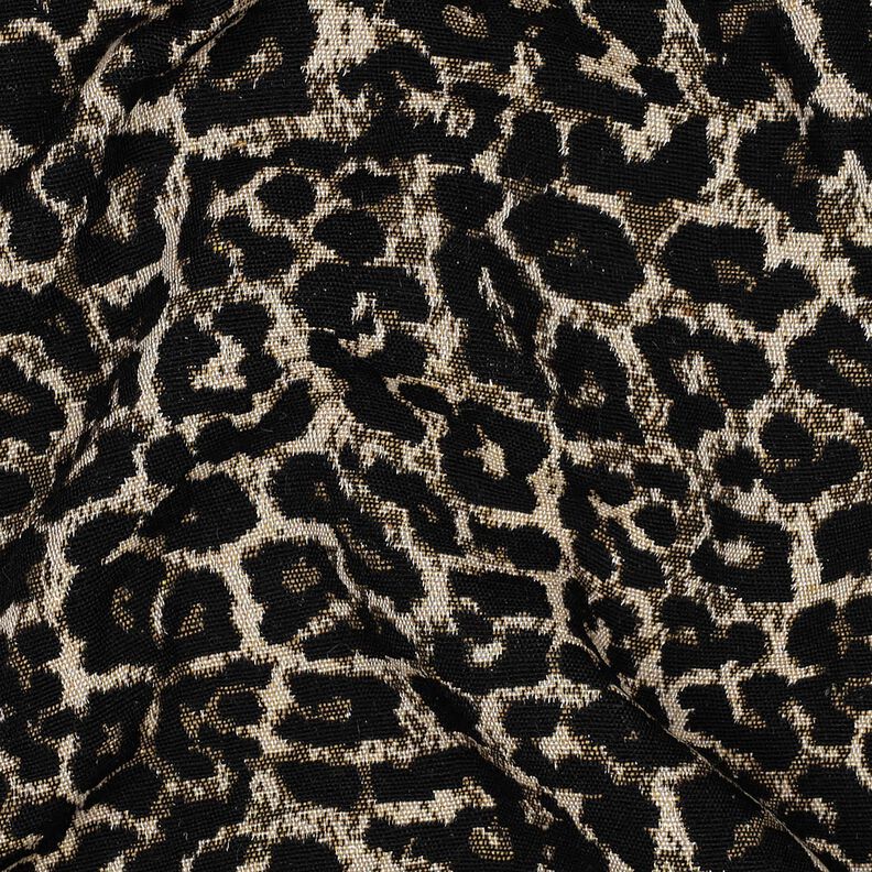 Jacquard Motif léopard – nature/noir,  image number 2