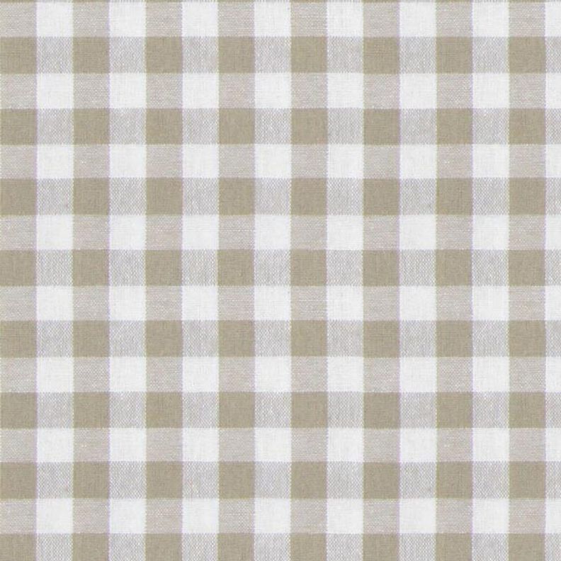 Tissu en coton Vichy à carreaux 1 cm – anémone/blanc,  image number 1