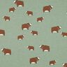Jersey coton Ours | Poppy Fabrics – roseau/brun-marron,  thumbnail number 1