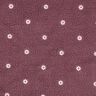 Tissu teddy Petites fleurs brodées | Poppy Fabrics – vieux rose foncé,  thumbnail number 1