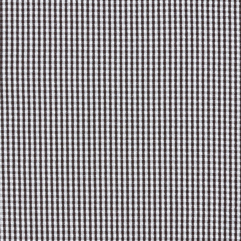 Seersucker Carreaux Vichy – noir/blanc,  image number 1