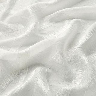 Gaze mousseline Motif de vagues – blanc, 