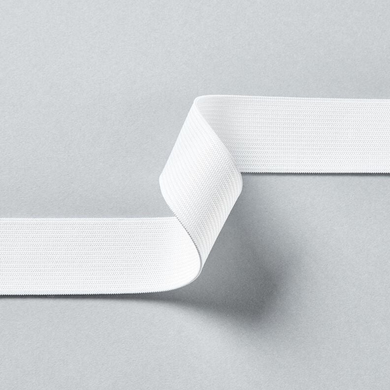 Bande en caoutchouc lisse [3 m | 30 mm] – blanc,  image number 2