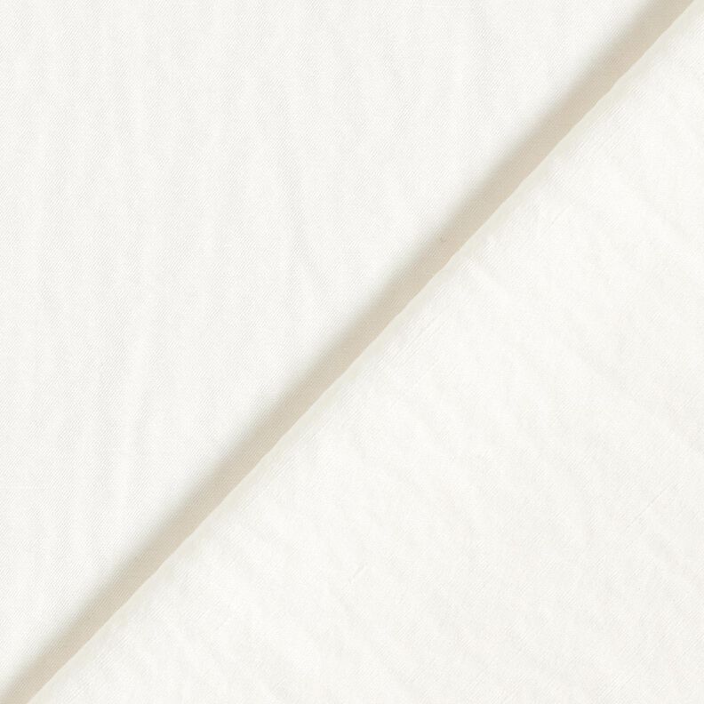 Tissu pour chemise viscose et lin mélangés uni – blanc,  image number 3