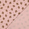 GOTS Tissu double gaze de coton Oiseaux et coeurs | Poppy Fabrics – vieux rose,  thumbnail number 5