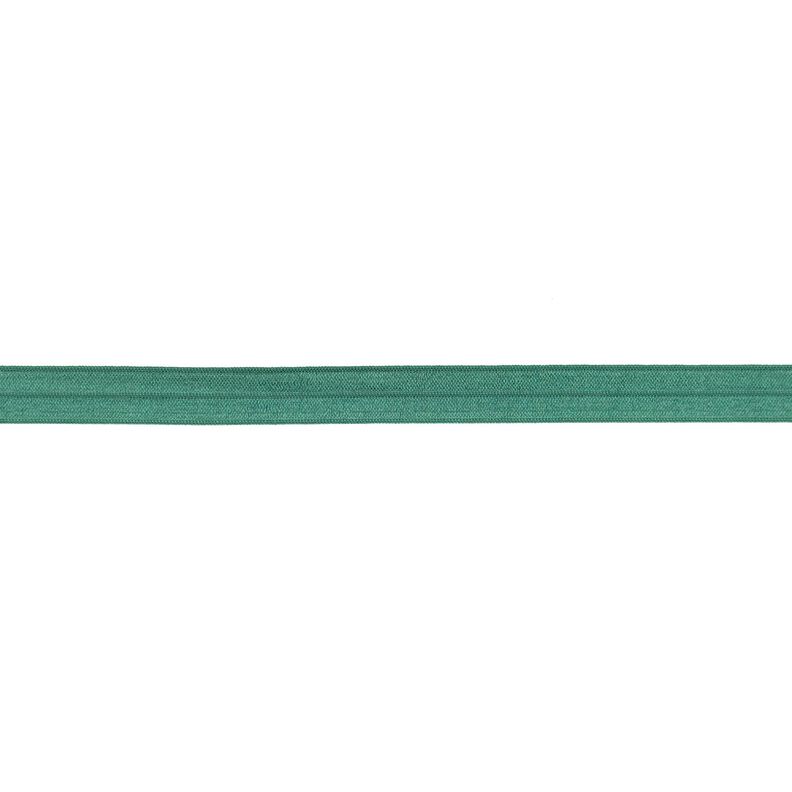 Bande à border élastique  brillant [15 mm] – vert genévrier,  image number 1