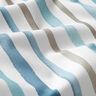 Tissu de décoration semi-panama rayures – blanc/bleu,  thumbnail number 2