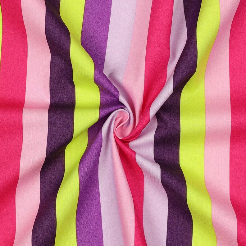 Popeline coton Summer Stripe | Nerida Hansen – lilas,  image number 4