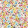 Tissu en coton Popeline Fleurs colorées – lavande/bleu,  thumbnail number 1