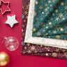 Tissu en coton Popeline Grandes étoiles – sapin bleu/or,  thumbnail number 5